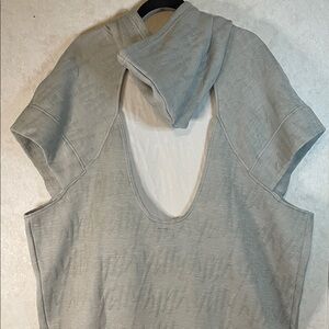YITTY “Major Label Backless Hoodie”Dress size 2X Grey